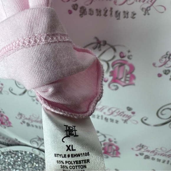 Ed hardy tshirt tee graphic snake rose pink purple tattoo style DON ED HARDY y2k - Picture 7 of 8